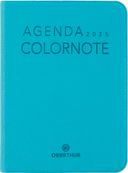 Agenda Colornote - 1 semaine sur 2 pages - 7,5 x 10,5 cm - bleu turquoise - Oberthur
