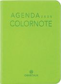 Agenda Colornote - 1 semaine sur 2 pages - 7,5 x 10,5 cm - vert pomme - Oberthur