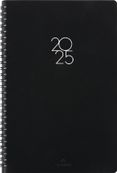 Agenda à spirale Portland - 1 semaine sur 2 pages - 22 x 28 cm - bleu - Oberthur