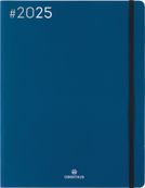 Agenda Flex - 1 semaine sur 2 pages - 22 x 28 cm - bleu marine - Oberthur
