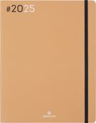 Agenda Flex - 1 semaine sur 2 pages - 22 x 28 cm - camel - Oberthur