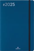 Agenda Flex - 1 semaine sur 2 pages - 17 x 24,5 cm - bleu marine - Oberthur