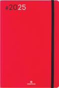 Agenda Flex - 1 semaine sur 2 pages - 17 x 24,5 cm - rouge - Oberthur