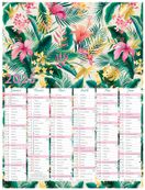 Calendrier Poster or - 6 mois par face - 32 x 42 cm - Oberthur