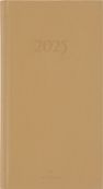 Agenda London - 1 semaine sur 2 pages - 9,5 x 17,5 cm - beige - Oberthur