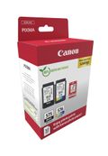 Canon PG-575/CL-576 - Pack de 2 - noir, couleur (cyan, magenta, jaune) + pack photo - cartouche d'encre originale