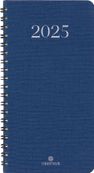 Agenda de poche spiralé Galway - 1 semaine sur 2 pages - 9,5 x 17 cm - bleu marine - Oberthur