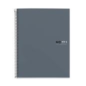 Miquelrius The Original - Notitieboek - met spiraal gebonden - A5 (148 x 210 mm) - 80 vellen / 160 pagina's - van ruiten voorzien - 2 gaten - grafiet - karton bedekt met papier