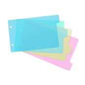 Intercalaires 4 positions A5 RAINBOW PASTEL - Viquel
