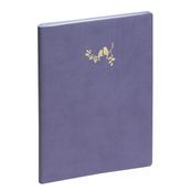 Agenda de bureau Elise - 1 semaine sur 2 pages - 15 x 21 cm - violet - Exacompta