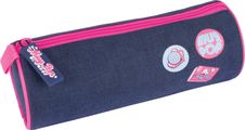Trousse ronde Muy Pop Fille - 1 compartiment - Oberthur