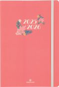 Agenda à élastique Tivoli - 1 semaine sur 2 pages - 17 x 24,5 cm - orange - Oberthur