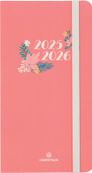 Agenda de poche à élastique Tivoli - 1 semaine sur 2 pages - 9,5 x 17,5 cm - orange - Oberthur