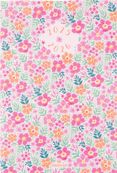 Agenda Chelsea - 1 semaine sur 2 pages - 17 x 24,5 cm - floralie rose - Oberthur