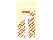 PICKUP LETTERING MONO Nobel - Zelfklevend etiket - voorgedrukt: T - mat wit