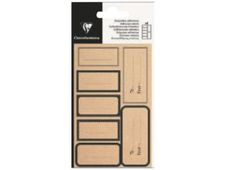 Clairefontaine Permanent Everyday Minimalist - adhesive label set - assorted