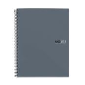 THE ORIGINAL NOTEBOOK, couverture rigide, A4, quadrillage 5x5 mm, 80 feuilles de 1 couleur, Miquelrius, Graphite