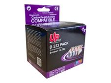 UPrint B-223 - 4 - zwart, geel, cyaan, magenta - inktcartridge (alternatief voor: Brother LC-223)