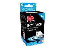 UPrint E-71 - 4 - zwart, geel, cyaan, magenta - gereviseerd - inktcartridge (alternatief voor: Epson T0715, Epson T0895)