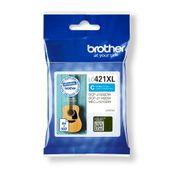 Brother LC421XLC - hoog rendement - cyaan - origineel - inktcartridge