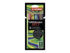 STABILO GREENcolors ARTY - kleurpotlood - verschillende kleuren (pak van 12)