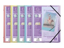 Exacompta Kreacover Pastel - ordnermap voor presentaties - voor A4 -capaciteit: 250 vellen - met tabbladen - verkrijgbaar in verschillende kleuren