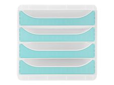 Exacompta Chromaline BIG-BOX - ladekast - voor A4 Plus - doorschijnend turquoise