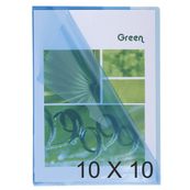 Exacompta - 10 Packs de 10 Pochettes coin lisses - A4 - 13/100 - bleu translucide