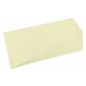 Paquet de 100 intercalaires trapèze chamois