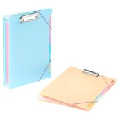Viquel Rainbow Pastel - uitbreidende map - voor A4 - met tabbladen - verkrijgbaar in verschillende kleuren