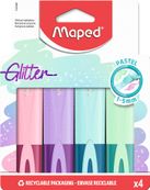 Maped FLUO Peps - markeerstift - verschillende pastelkleuren (pak van 4)