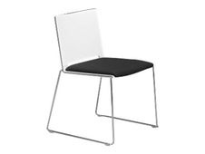Gautier office FLORA - stoel - stalen frame - paars