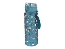 Lunch Buddies - waterfles - terrazzo - blauw - 600 ml