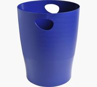 Exacompta Bee Blue - afvalbak - 15 l - polypropyleen (PP) - marineblauw