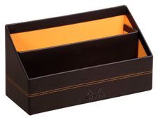 RHODIA Rhodiarama Home Office - brieflade - voor 250 x 100 mm - zwart, oranje rugnieten