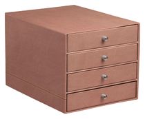 RHODIA Rhodiarama Home Office - ladekast - rozenhout, oranje rugnieten