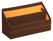 RHODIA Rhodiarama Home Office - brieflade - brons, oranje rugnieten