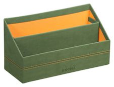 RHODIA Rhodiarama Home Office - brieflade - saliekleur, oranje rugnieten