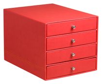 RHODIA Rhodiarama Home Office - ladekast - voor 248 x 327 mm - klaproos, oranje rugnieten