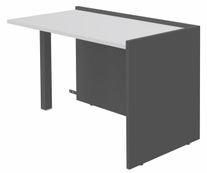 Burocean Ola - component receptiebalie - rechthoekig - parelwit