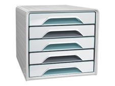 Riviera by CEP - ladekast - voor 240 x 320 mm - stormgrijs, watergroen
