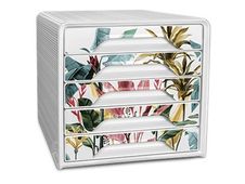 Nuance by CEP - ladekast - voor 240 x 320 mm - tropisch - wit, tropisch
