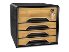 Silva by CEP - ladekast - voor 240 x 320 mm - silva bamboo - wit, hout