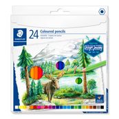 STAEDTLER Design Journey 146C - kleurpotlood - zacht - zwart, rood, blauw, groen, lichtblauw, geel, oranje, violet, roze, magenta, kobaltblauw, wit, perzik, gebrande sienna, zeegroen, lichtgeel, donkermauve, lichtgrijs, wilgengroen, bordeaux, cyaan, van 