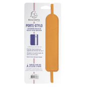 Porte-stylo Denim avec élastique - 3,5 x 15,5 cm - Moutarde - Exacompta