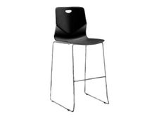 OfficePro TECSUP - kruk - metaal, polypropyleen - zwart, chroom