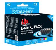 UPrint E-604XL - 4 - zwart, geel, cyaan, magenta - inktcartridge (alternatief voor: EPSON C13T10H64510)