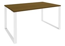 Burocean Urban - Bureau - vierkant - walnoot - wit basis