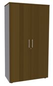 Burocean PRO - keukenkast - 4 planken - 2 deuren - walnoot, aluminium