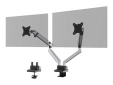 DURABLE SELECT PLUS bevestigingskit - voor 2 LCD-schermen - zilver